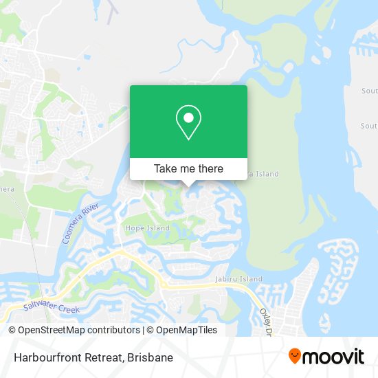 Harbourfront Retreat map