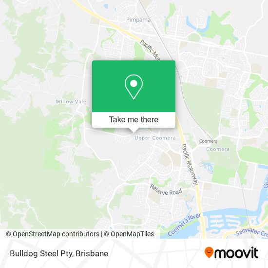 Bulldog Steel Pty map