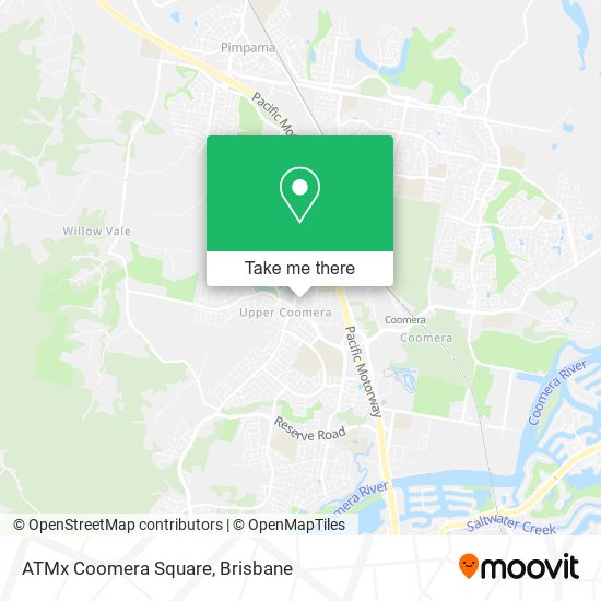 ATMx Coomera Square map