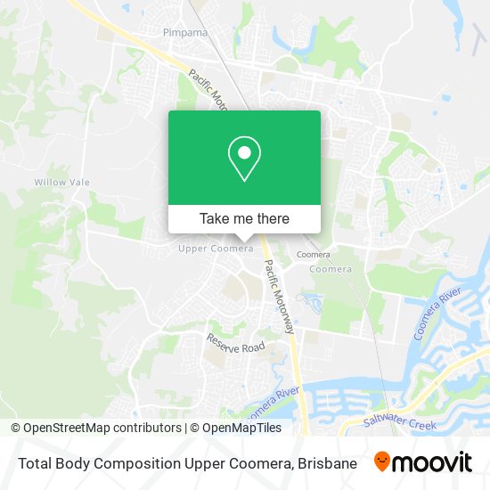 Total Body Composition Upper Coomera map
