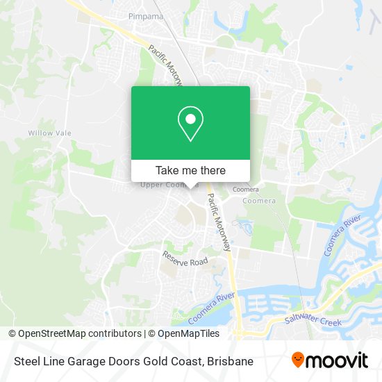 Steel Line Garage Doors Gold Coast map