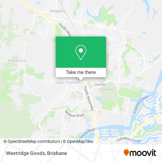 Westridge Goods map