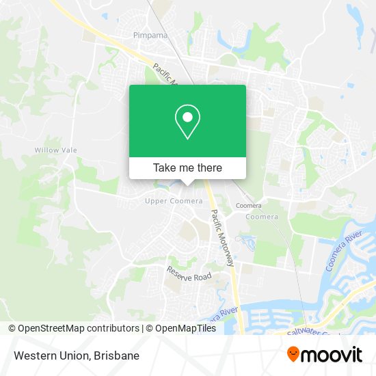Western Union map