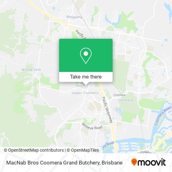 MacNab Bros Coomera Grand Butchery map
