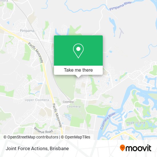 Joint Force Actions map