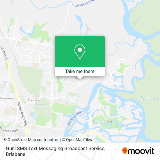 Guni SMS Text Messaging Broadcast Service map