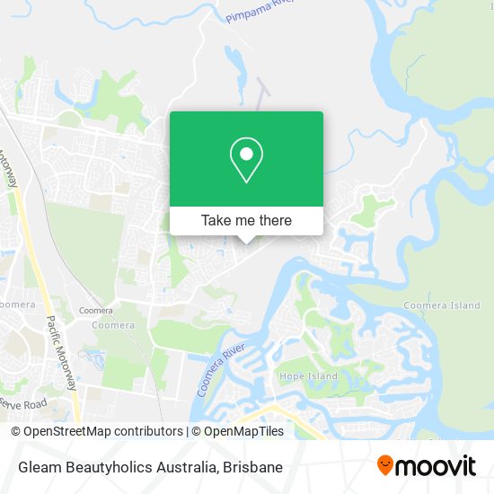 Gleam Beautyholics Australia map