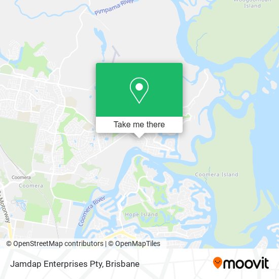 Jamdap Enterprises Pty map