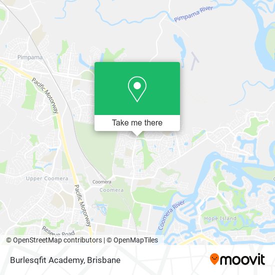Burlesqfit Academy map