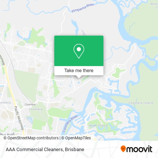 AAA Commercial Cleaners map