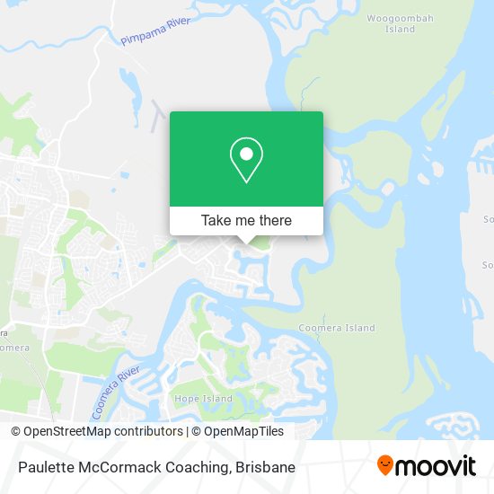 Paulette McCormack Coaching map