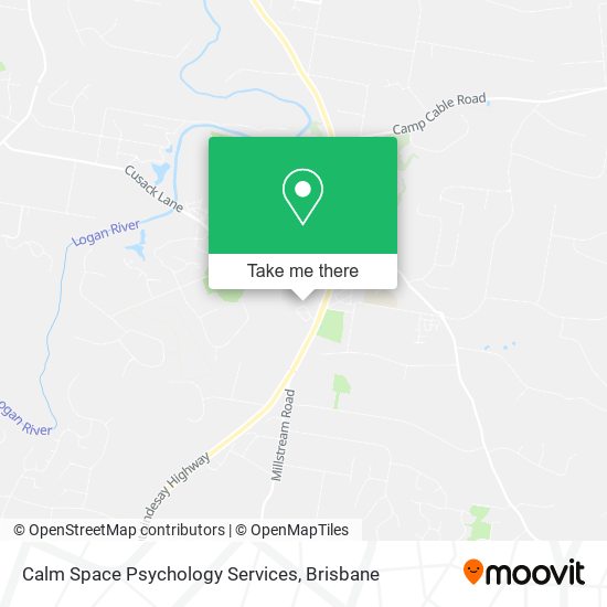 Calm Space Psychology Services map