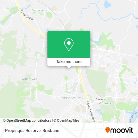 Propinqua Reserve map