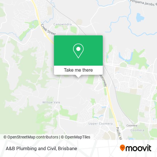 A&B Plumbing and Civil map