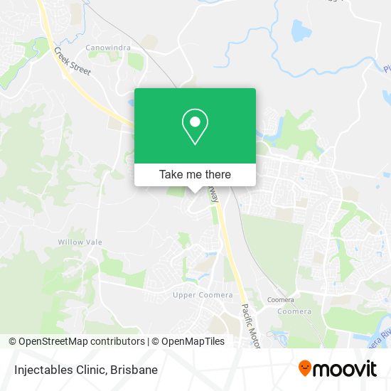 Injectables Clinic map