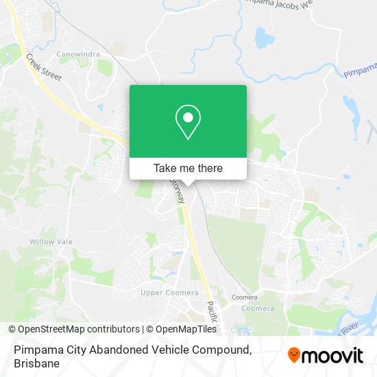 Pimpama City Abandoned Vehicle Compound map