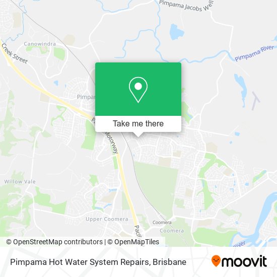 Pimpama Hot Water System Repairs map