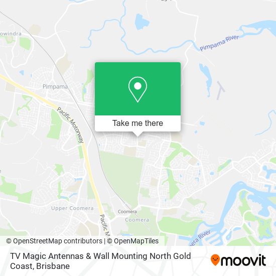 TV Magic Antennas & Wall Mounting North Gold Coast map