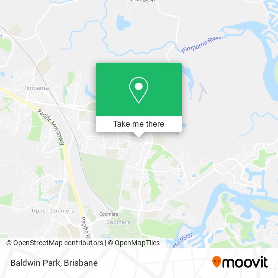 Baldwin Park map
