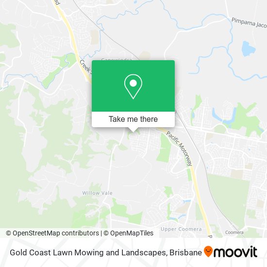 Gold Coast Lawn Mowing and Landscapes map