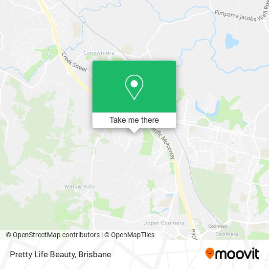 Pretty Life Beauty map