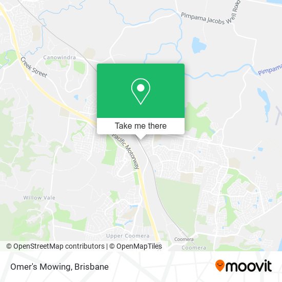 Omer's Mowing map