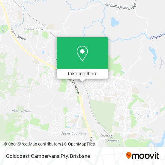 Goldcoast Campervans Pty map