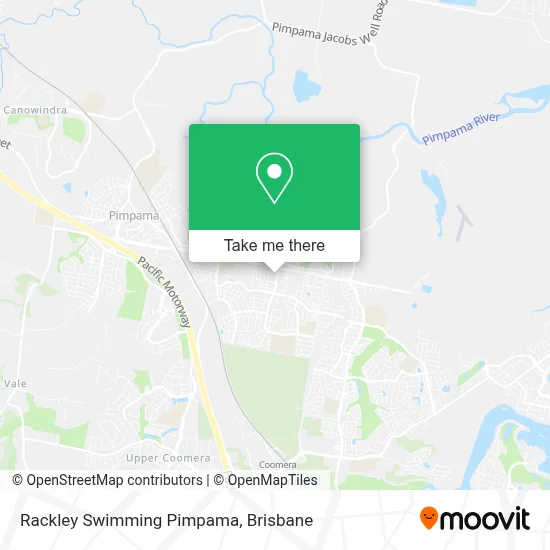 Rackley Swimming Pimpama map