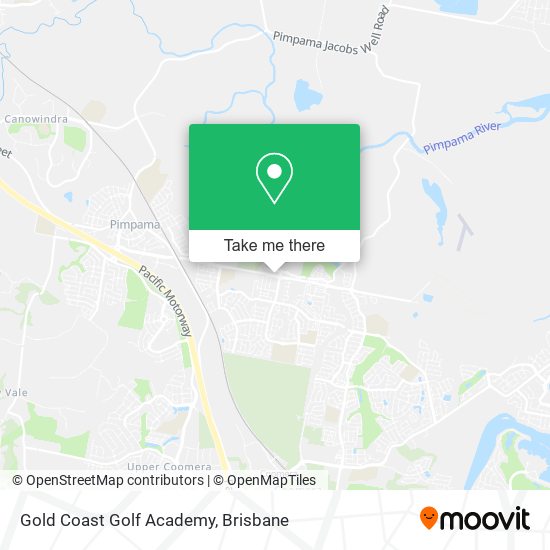 Gold Coast Golf Academy map