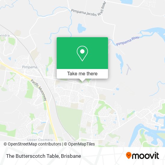 The Butterscotch Table map