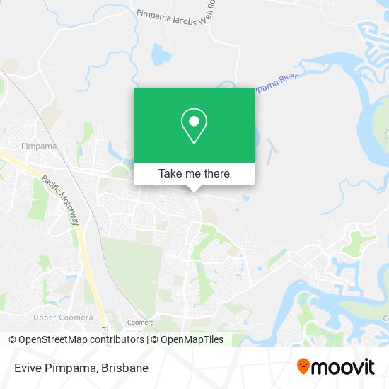 Evive Pimpama map