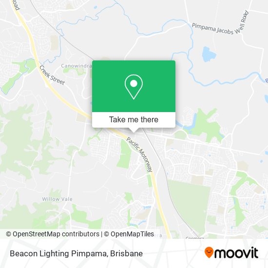 Beacon Lighting Pimpama map