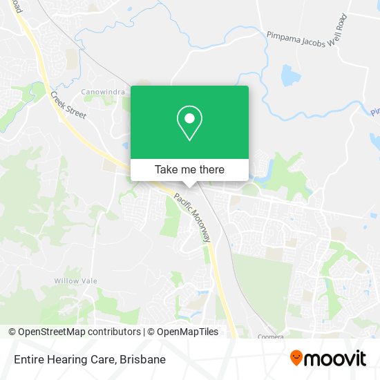 Entire Hearing Care map