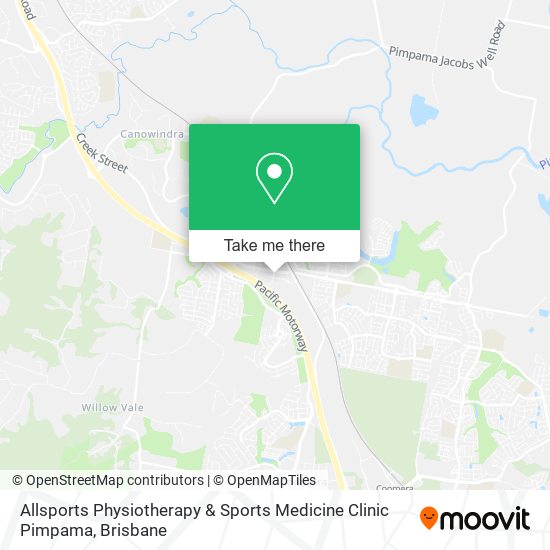 Allsports Physiotherapy & Sports Medicine Clinic Pimpama map