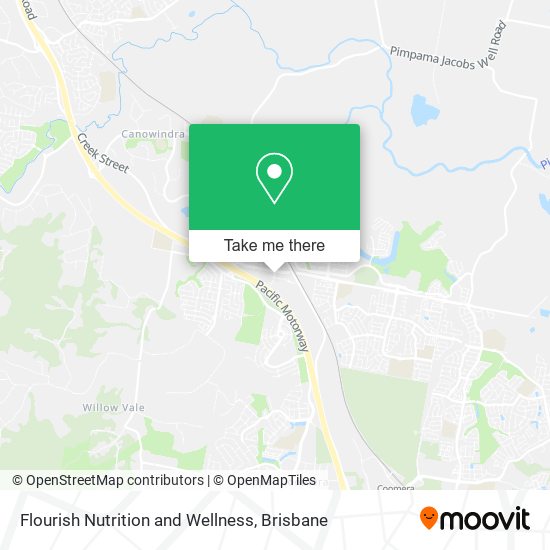 Flourish Nutrition and Wellness map
