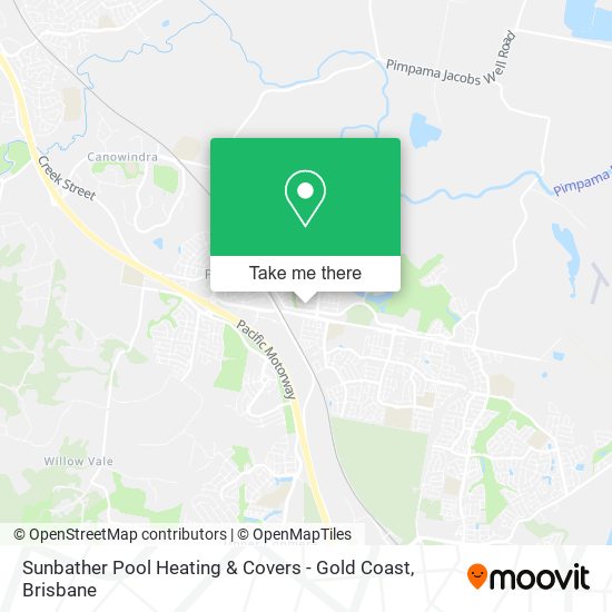 Sunbather Pool Heating & Covers - Gold Coast map