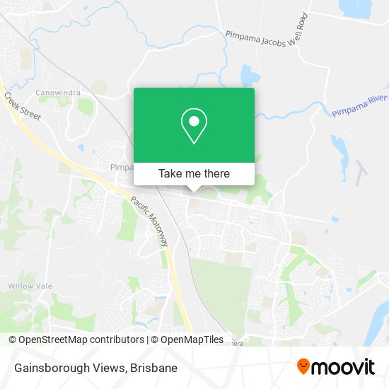 Gainsborough Views map