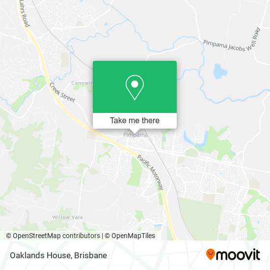 Oaklands House map