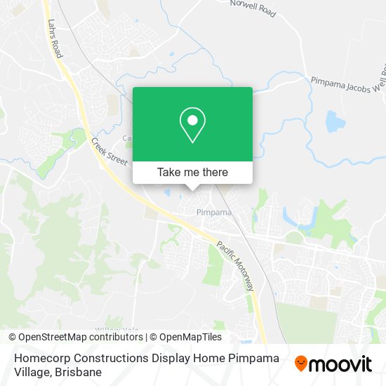 Homecorp Constructions Display Home Pimpama Village map