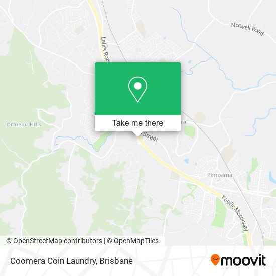 Coomera Coin Laundry map