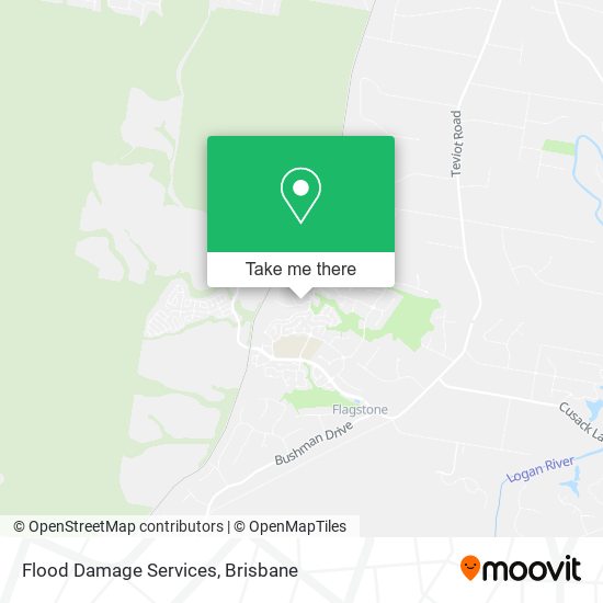 Flood Damage Services map