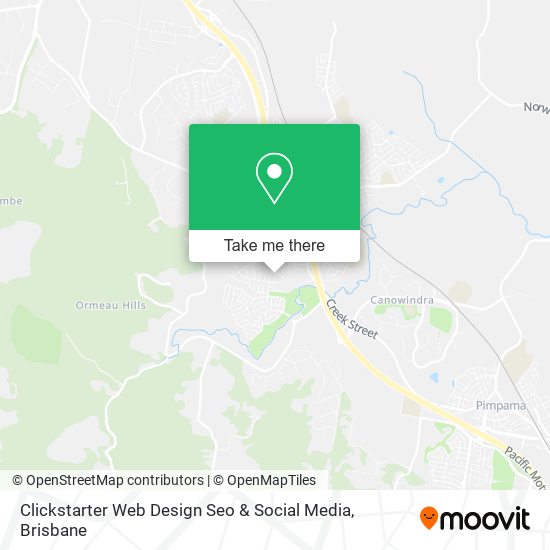 Clickstarter Web Design Seo & Social Media map