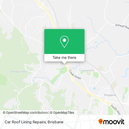 Car Roof Lining Repairs map