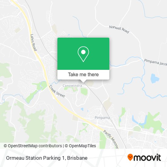 Ormeau Station Parking 1 map