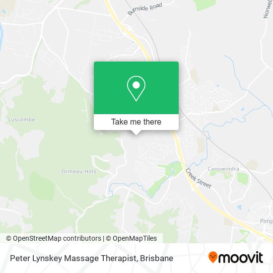 Peter Lynskey Massage Therapist map