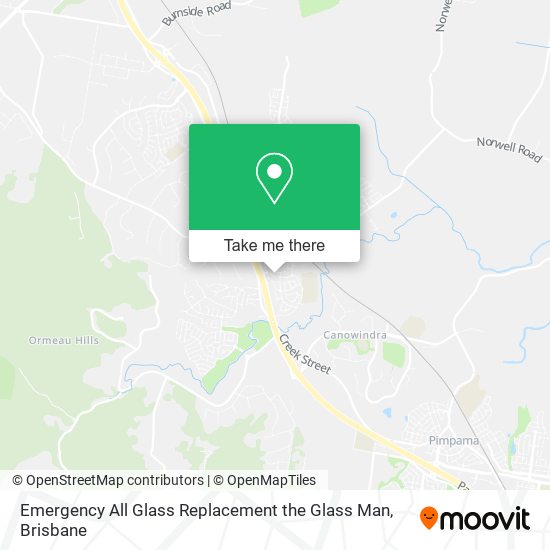 Emergency All Glass Replacement the Glass Man map