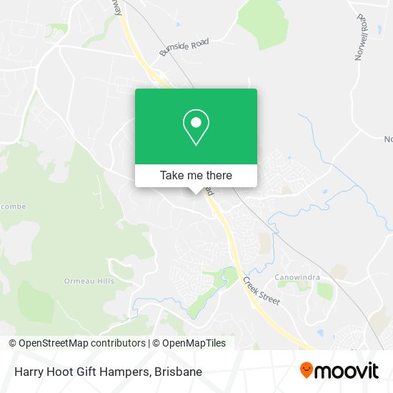 Harry Hoot Gift Hampers map