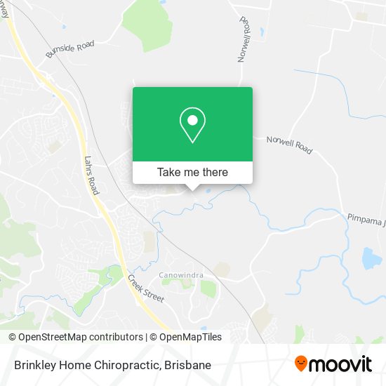 Brinkley Home Chiropractic map