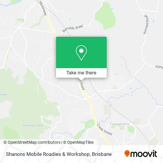 Shanons Mobile Roadies & Workshop map