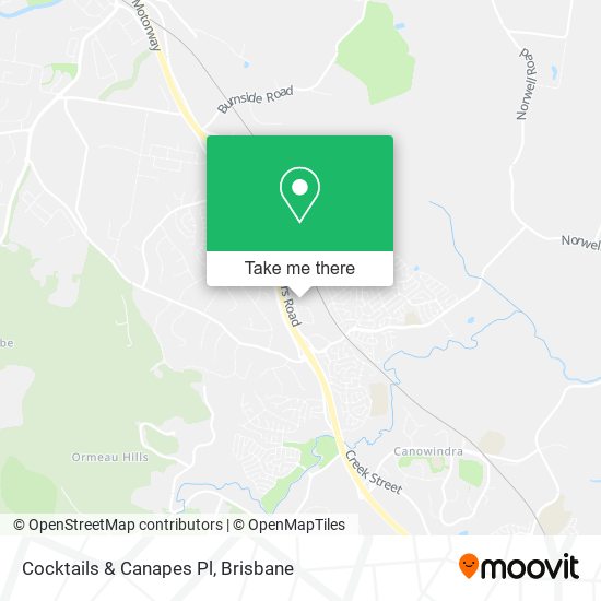 Cocktails & Canapes Pl map